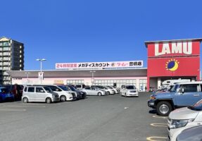 ラ・ムー豊橋店まで650m　徒歩9分