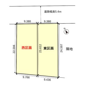【建築条件付き土地】豊橋市柱三番町西区画　限定２区画（アイジースタイルハウス）