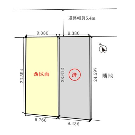 【建築条件付き土地】豊橋市柱三番町西区画　残り１区画（アイジースタイルハウス）